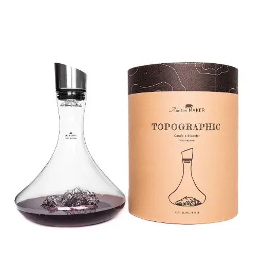 Carafe à vin TOPOGRAPHIC - Mont Blanc